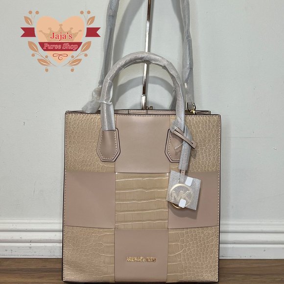 🤎Michael Kors Python/Crocodile Embossed Leather Purse🤎